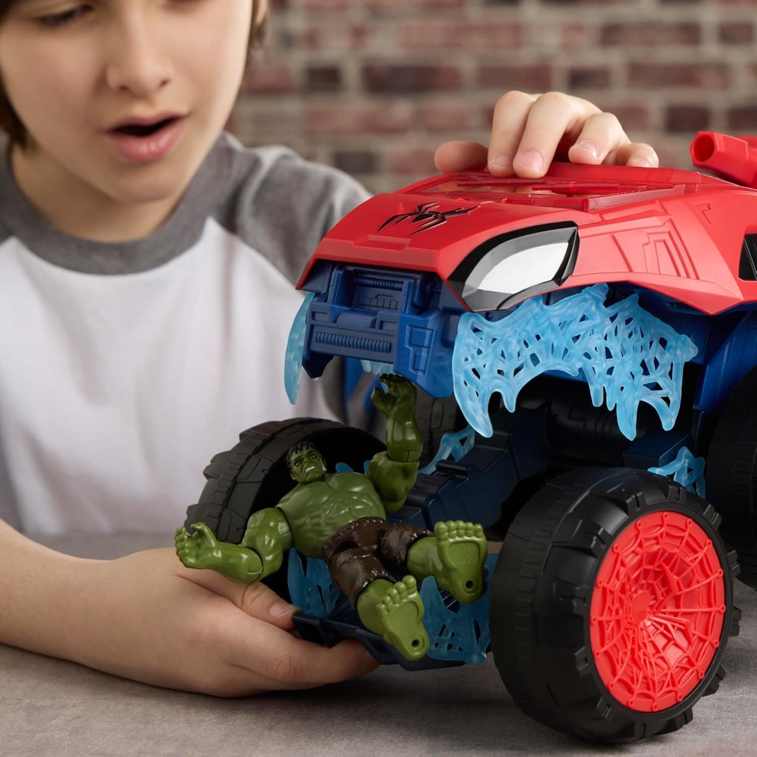 Hasbro - Marvel Spider-Man Carro Armato mordace 2 in 1 - 5