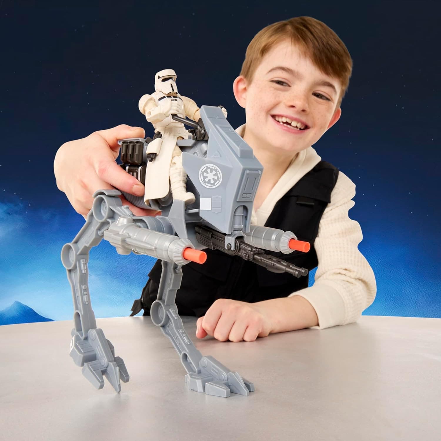 Hasbro - Star Wars ActionVerse, AT-RT & Imperial Remnant AT-RT Driver - 2
