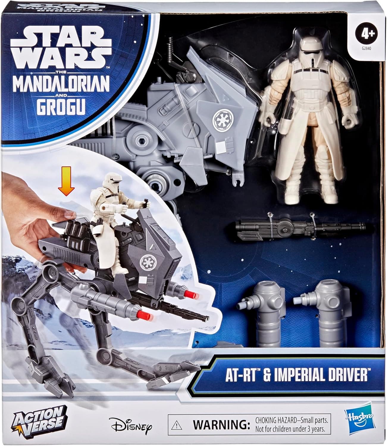 Hasbro - Star Wars ActionVerse, AT-RT & Imperial Remnant AT-RT Driver - 5