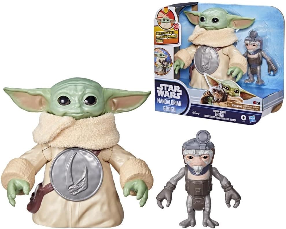 Hasbro - Star Wars Action Figure Elettronica di Grogu Coccolone 16,5 cm - 2