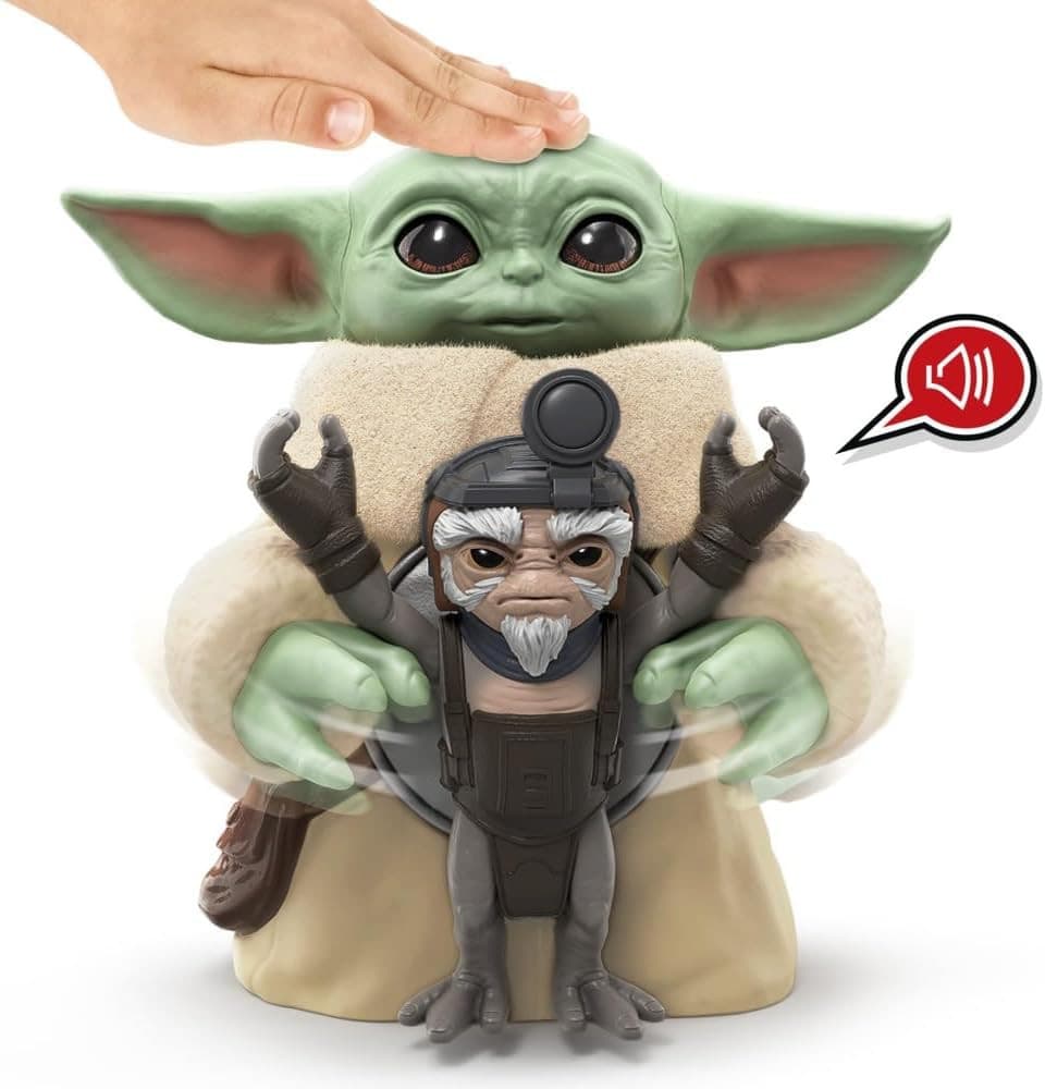Hasbro - Star Wars Action Figure Elettronica di Grogu Coccolone 16,5 cm - 3
