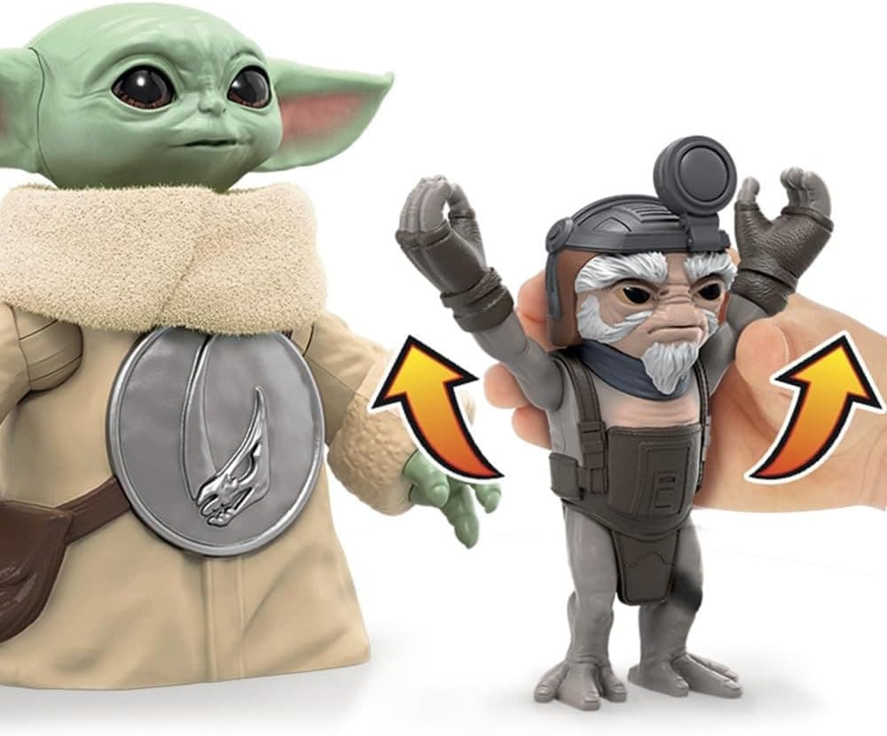 Hasbro - Star Wars Action Figure Elettronica di Grogu Coccolone 16,5 cm - 4