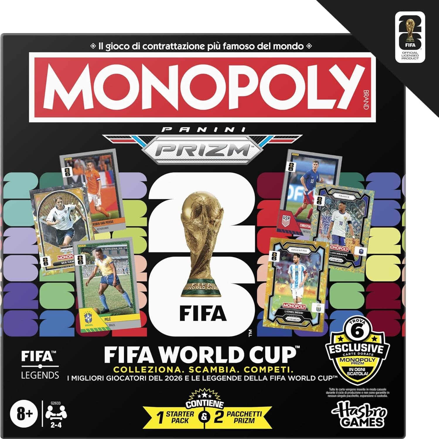 Hasbro - Monopoly Panini Prizm: FIFA World Cup