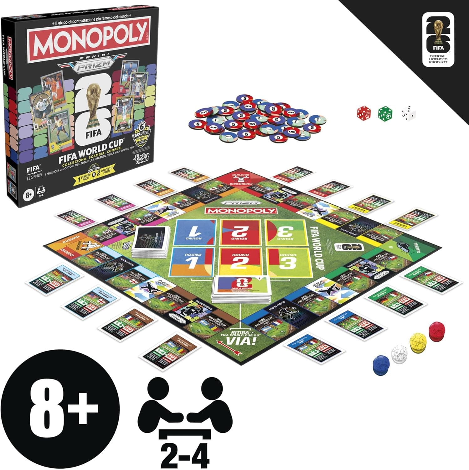 Hasbro - Monopoly Panini Prizm: FIFA World Cup - 2