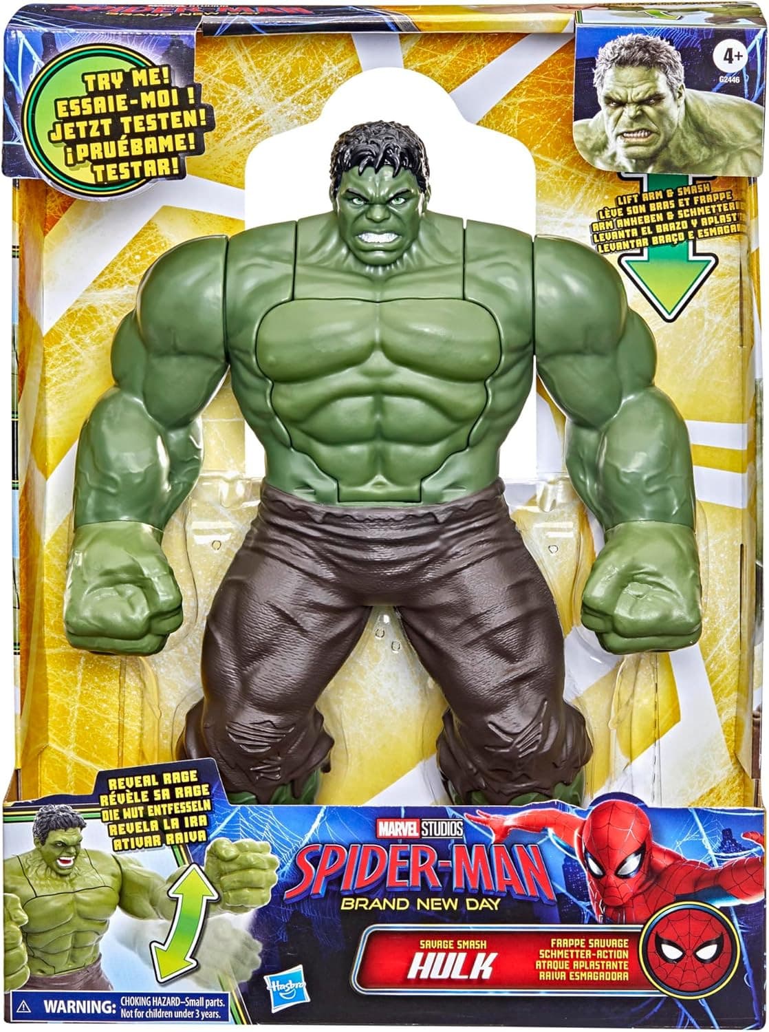 Hasbro - Savage Smash Hulk Scatena la Furia 30 cm - 4