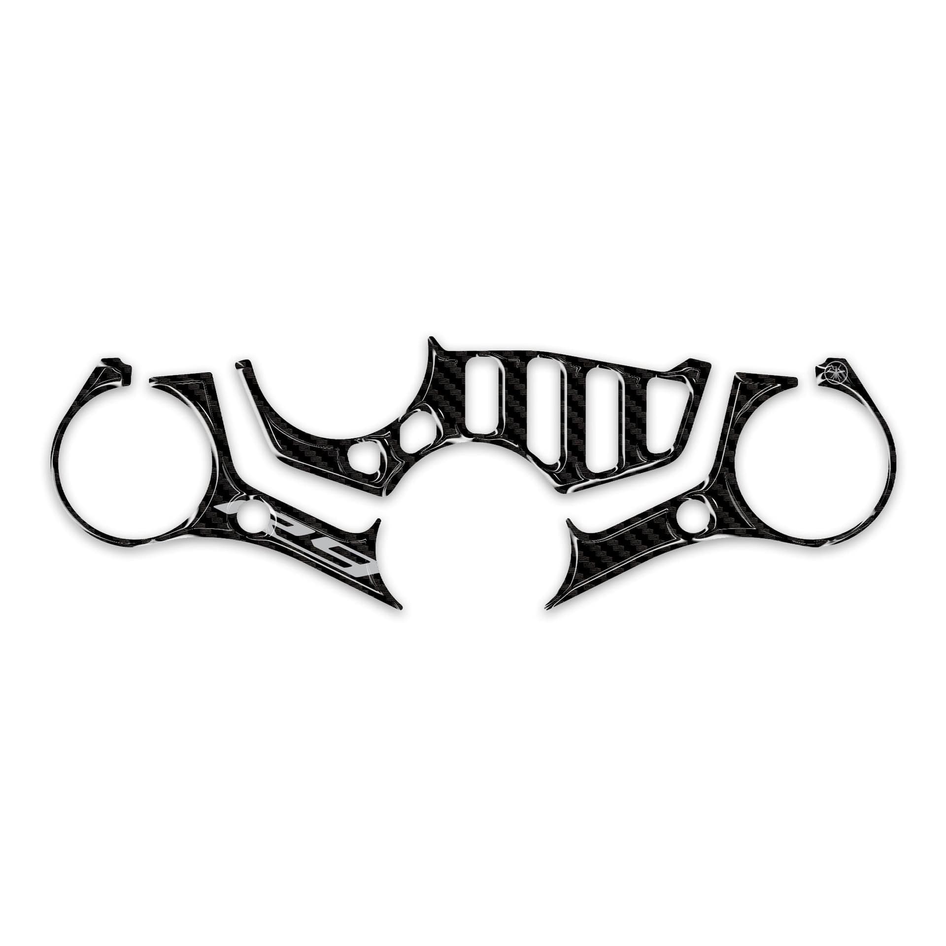 Adesivo 3D Forcella Sterzo moto compatibile con Yamaha R9 2025-2026 - 2