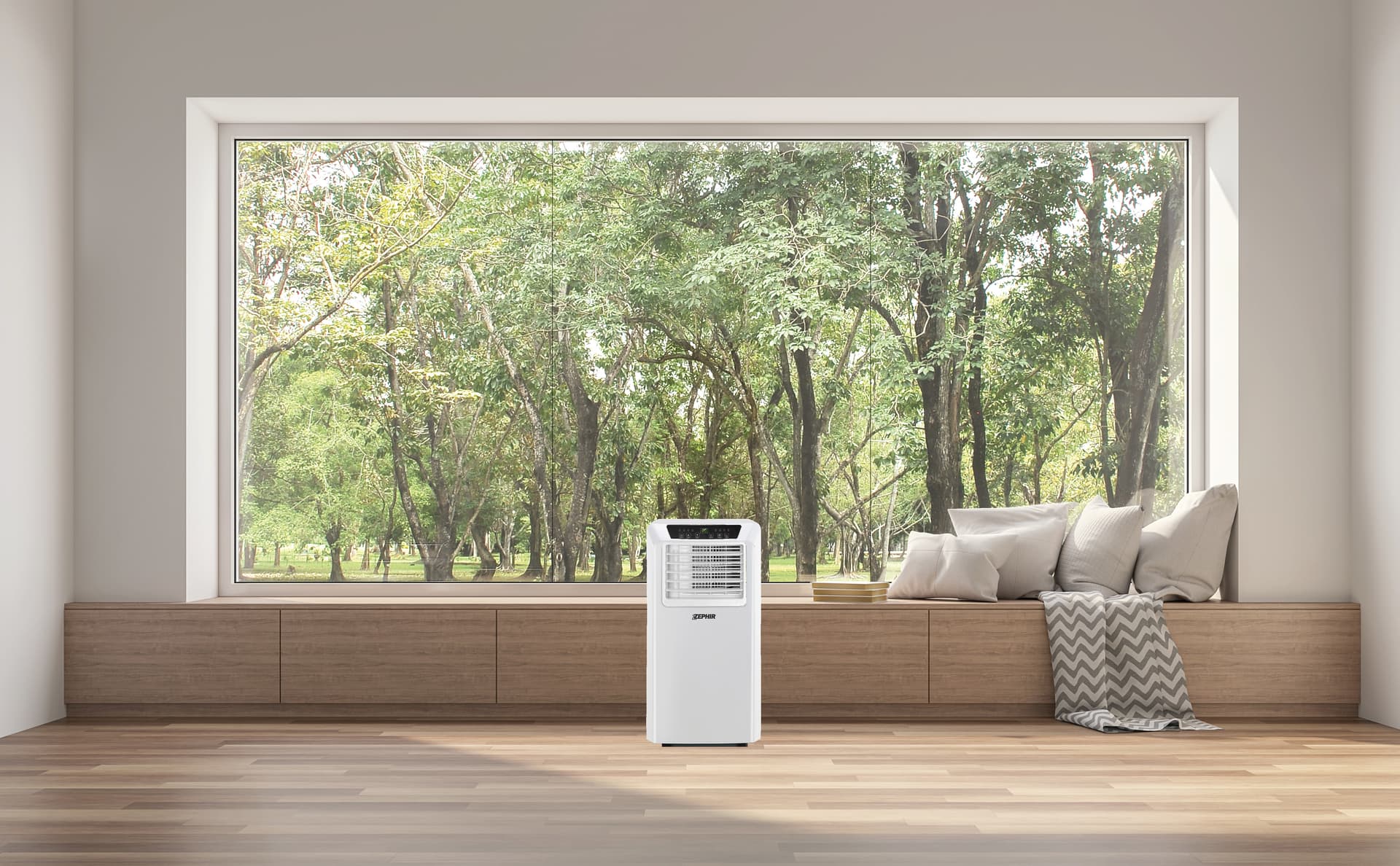 Climatizzatore Portatile ZPC9000H 9000 Btu con Telecomando e Pompa - 2