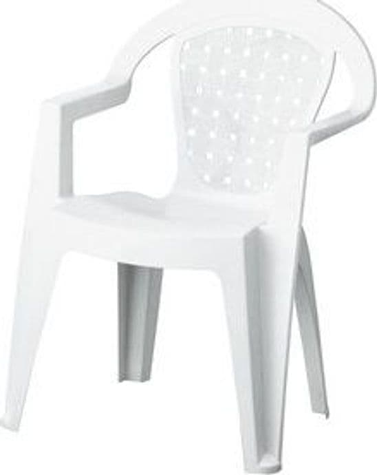 Poltrona Resina Norma Antiscivolo Bianco Dimaplast 2000