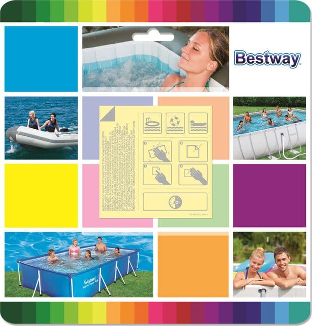 Kit 10 Toppe Riparazione Piscina Sottacqua Bestway