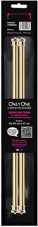 Stanghetta Estensibile Universale Only One Colore Oro Cm 37÷63 Pz. 2 10.00 - 3