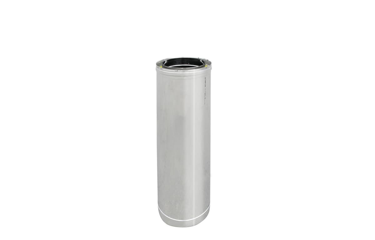 Tubo Acciaio INOX 316L Doppia Parete 0.50 m Dk D Int 130 D Est 180 - 2