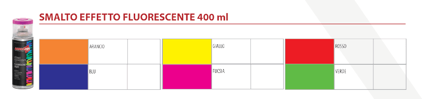 Bomboletta Spray Fluorescente Ambrosol 400 ml Arancio 6 Pezzi - 3