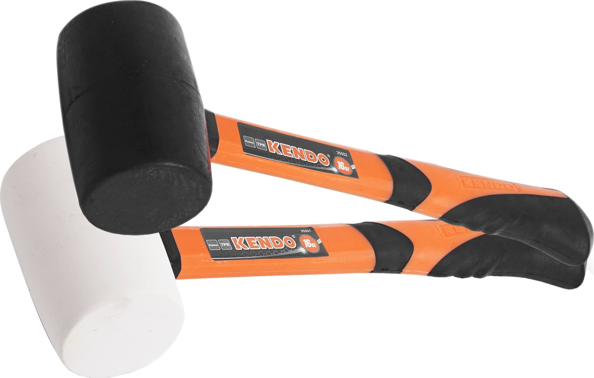 Mazzuola in Gomma M. Fibra Kendo 450 Gr Colore Bianco - 2