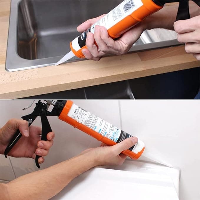 Pistola per Cartucce Silicone Ideal Star Professionale 240 mm - 3