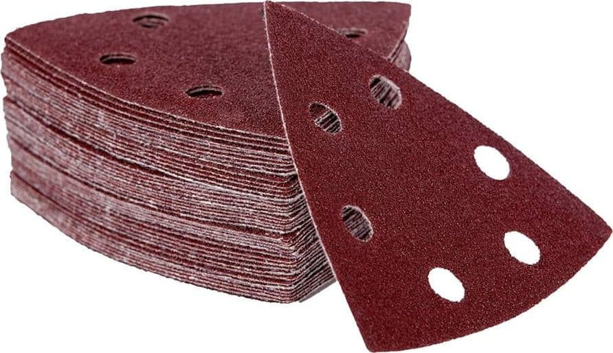 Foglio Abrasivo Velcrato a Delta per Levigatrice Palmare Ideal Conf 0041503 - 2