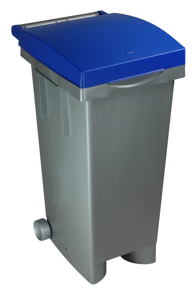 Ics Bidone Tata Colore Or per Differenziata L 80 cm 38 x 50X80 H Colore Blu