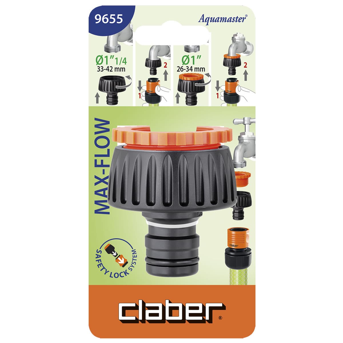 Presa Rubinetto 1 ¼ 1 Max Flow 9655 - 2