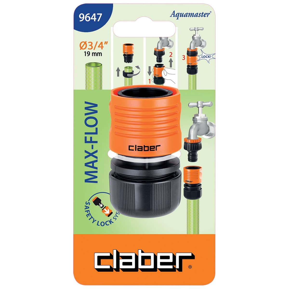Raccordo Rapido ¾ Max Flow 9647 - 2