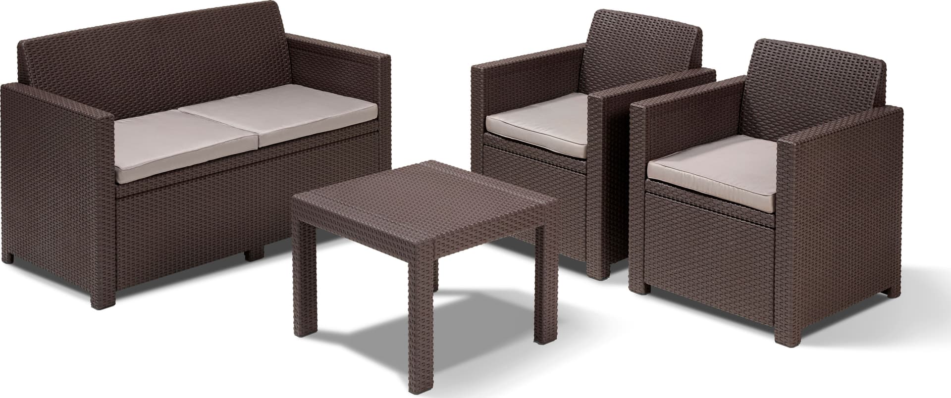 Allibert Keter Salotto Alabama Brown