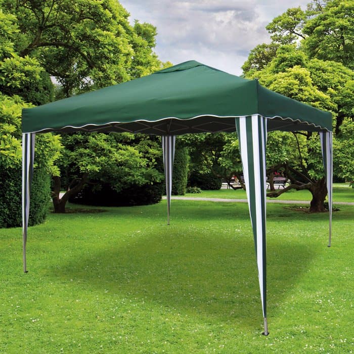 Gazebo Pieghevole M 3 x 3 Verde - 2