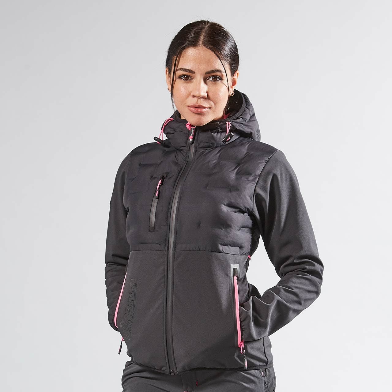 Giacca Spock Lady Colore Grigio Fucsia Misura M U Power - 3