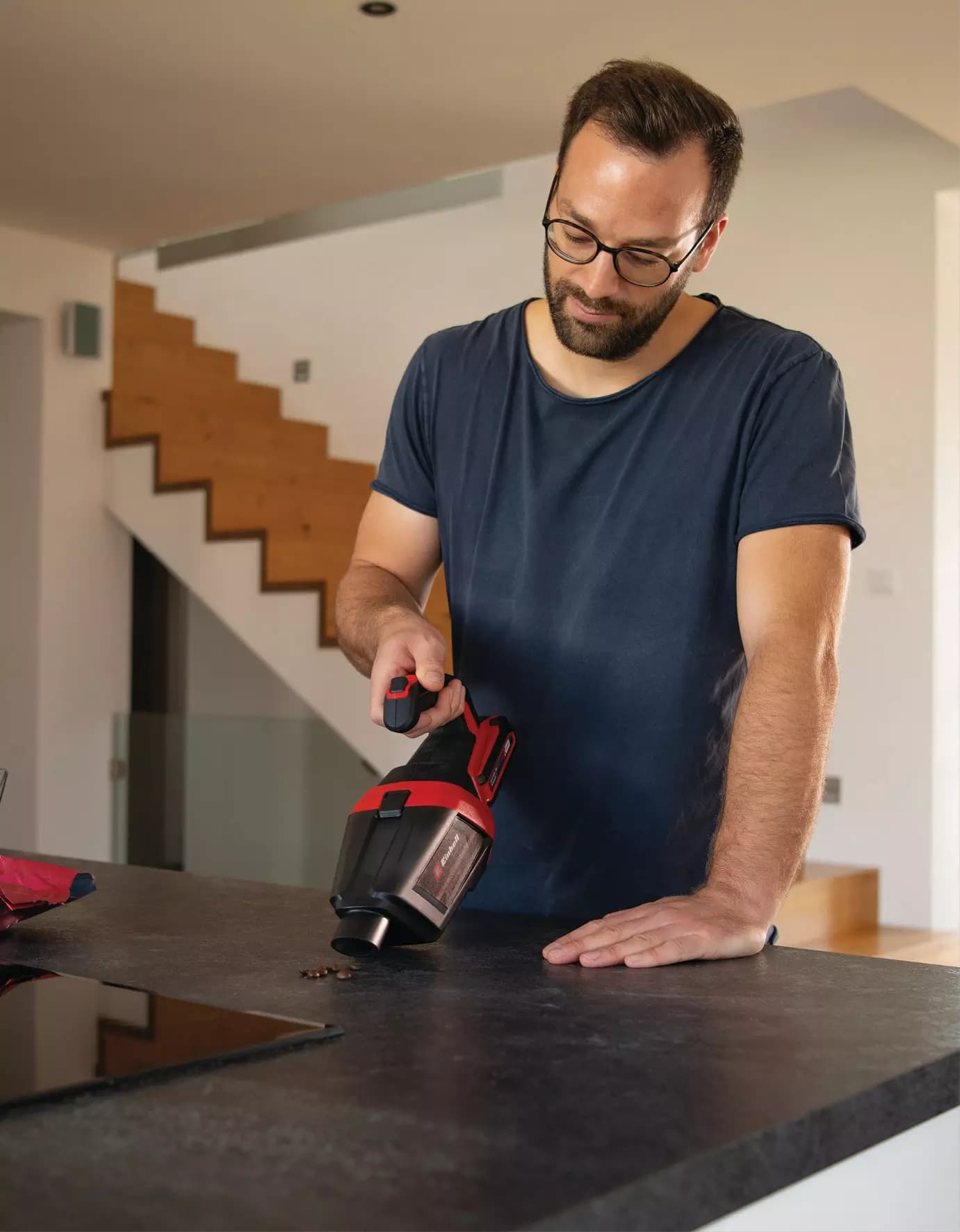 Aspirapolvere Manuale a Batteria TE Hv 18 06 Li Solo Einhell - 2