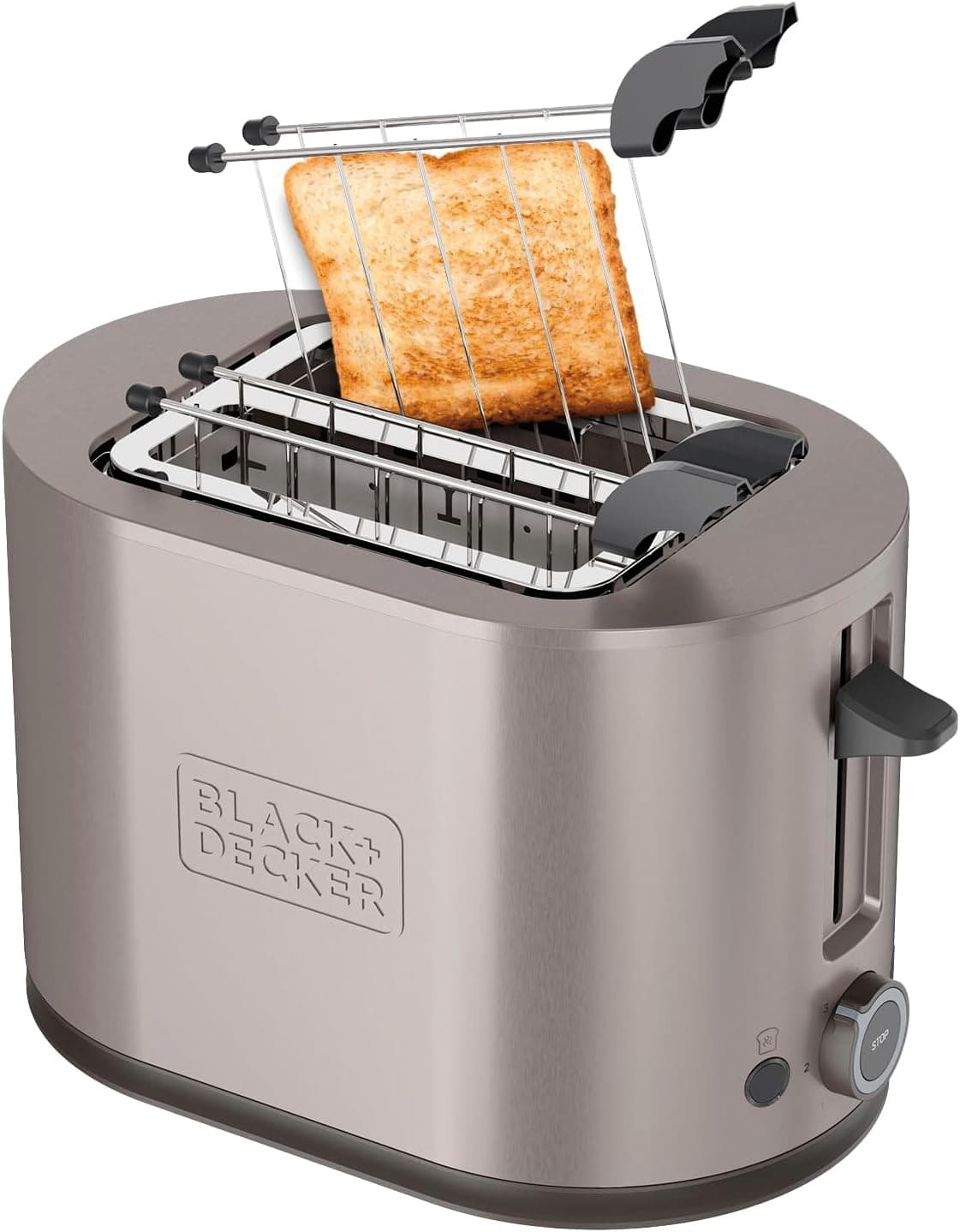 Tostapane BXTOA901E 900 W in Acciaio Inox 7 Tipi di Tostatura Black+Decker - 2