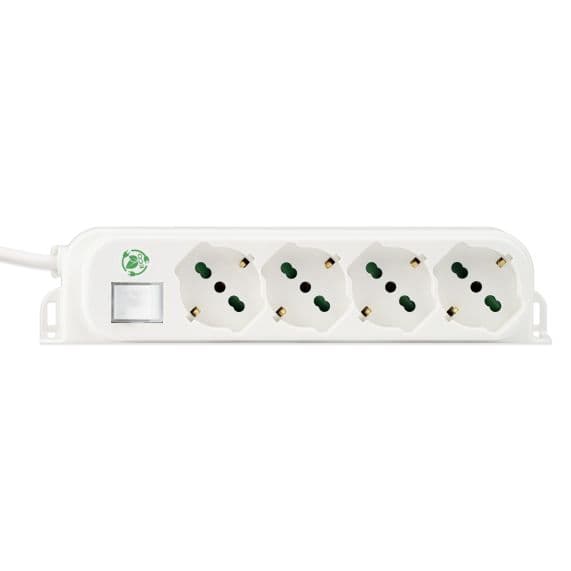 Multipresa con Interruttore Fanton Omega Bianca 3 mt - 2
