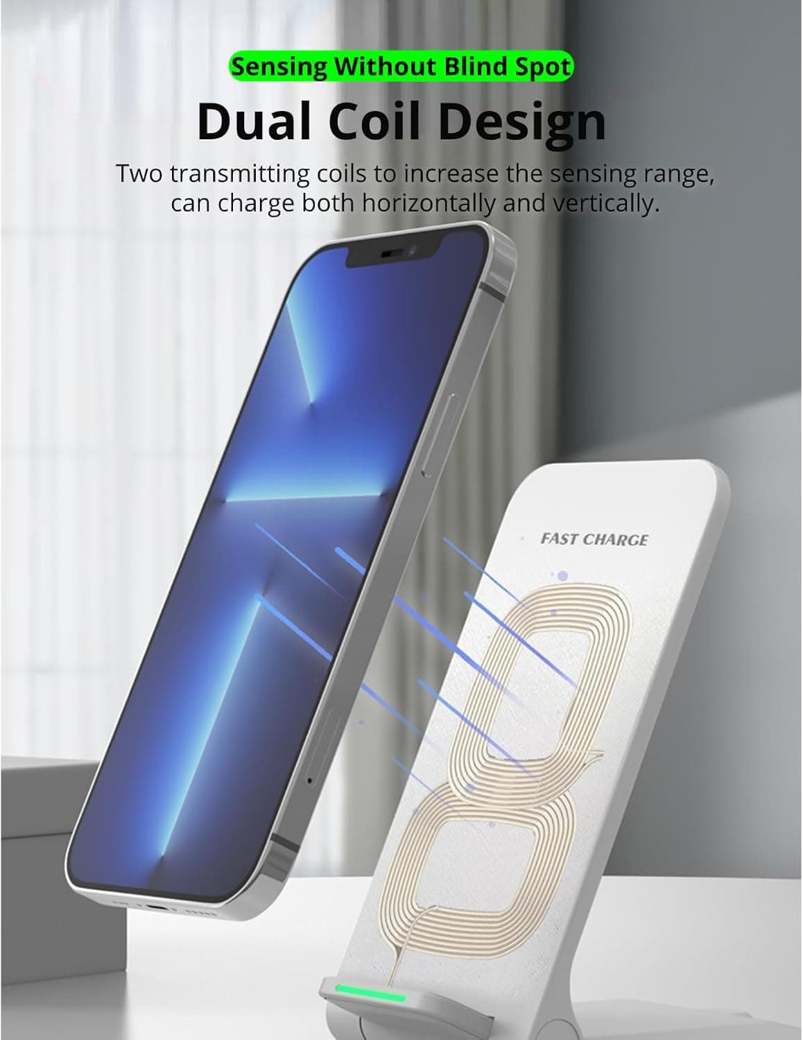Supporto per Smartphone Ricarica Wireless Caricabatterie Mod Lostech Ls - 3