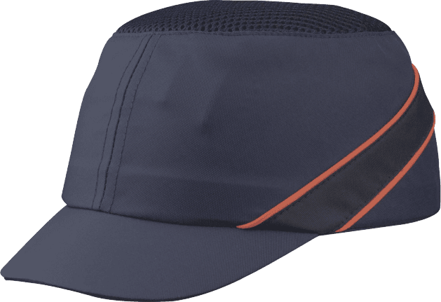 Caschetto Anti Urto Air Colore Tan Colore Blu Arancio Deltaplus - 3