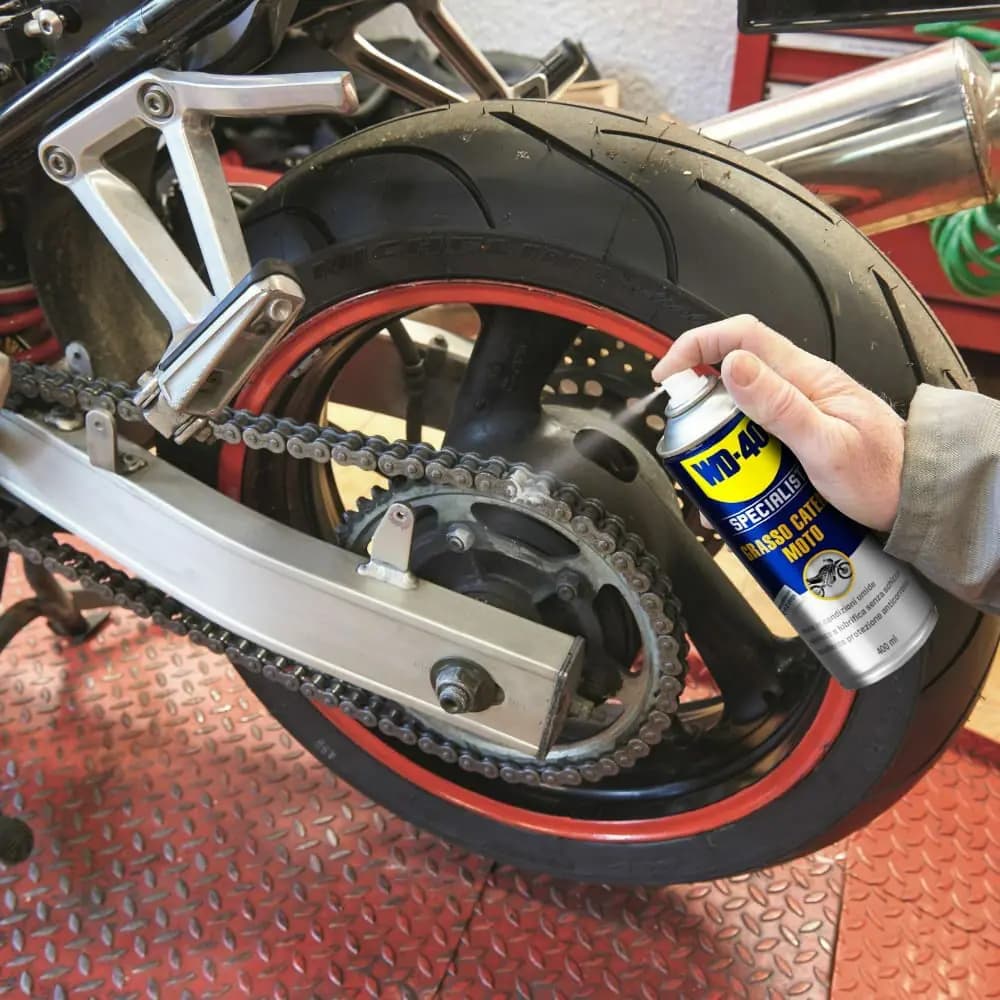 Spray WD 40 Grasso Catena Moto in Condizioni Umide Ml. 400 - 3