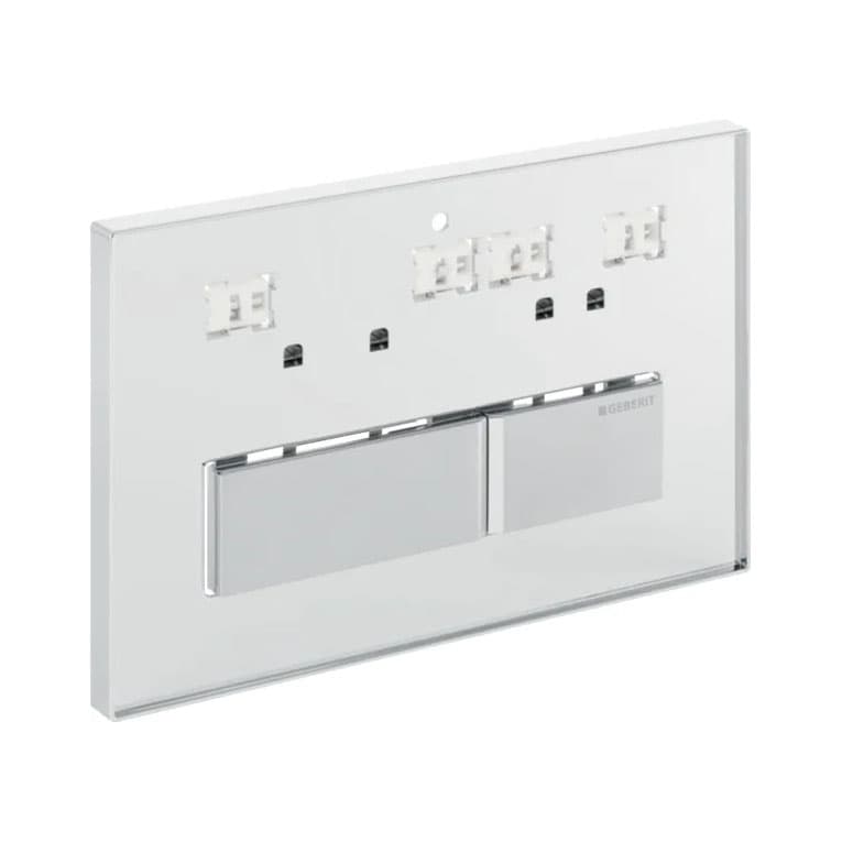 Placca di Comando 2 Tasti Sigma 50 Geberit Lega Metallo Personalizzabile - 2