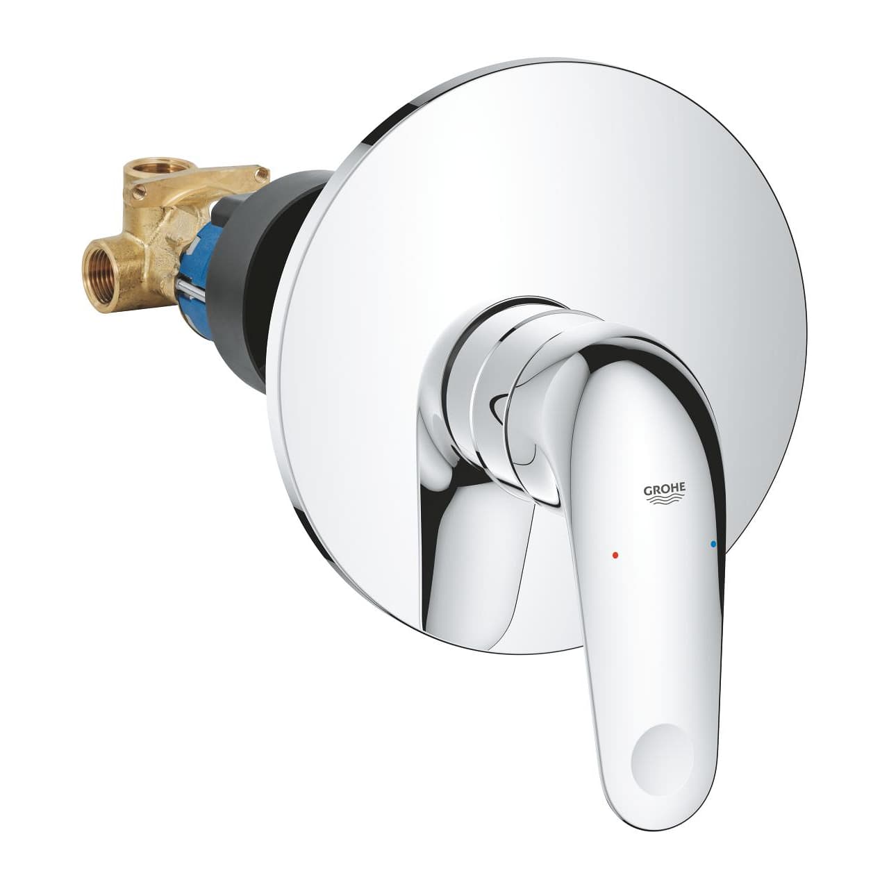 Rubinetto Miscelatore Monocomando Doccia Incasso Euroeco Grohe Cromo 2023 - 2