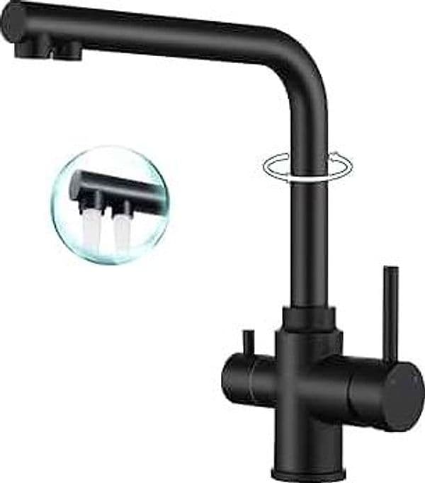 Kit Microfiltrazione Acqua Sottolavello Ea Nero Opaco Aut Max 11000 L - 2