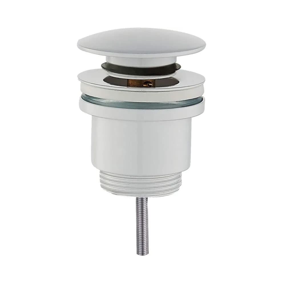 Piletta Scarico Click Clack Tonda Universale Bianco Opaco Dh - 2