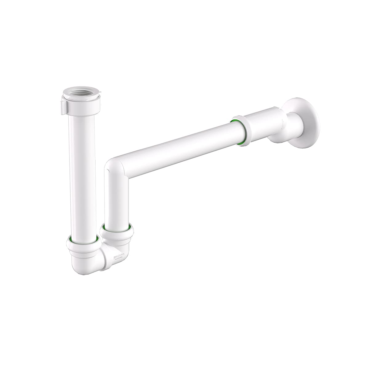 Sifone Scarico U Junior con Terminale Eccentrico Bonom Ø 32 x 40 1 a 11 x 4 - 2