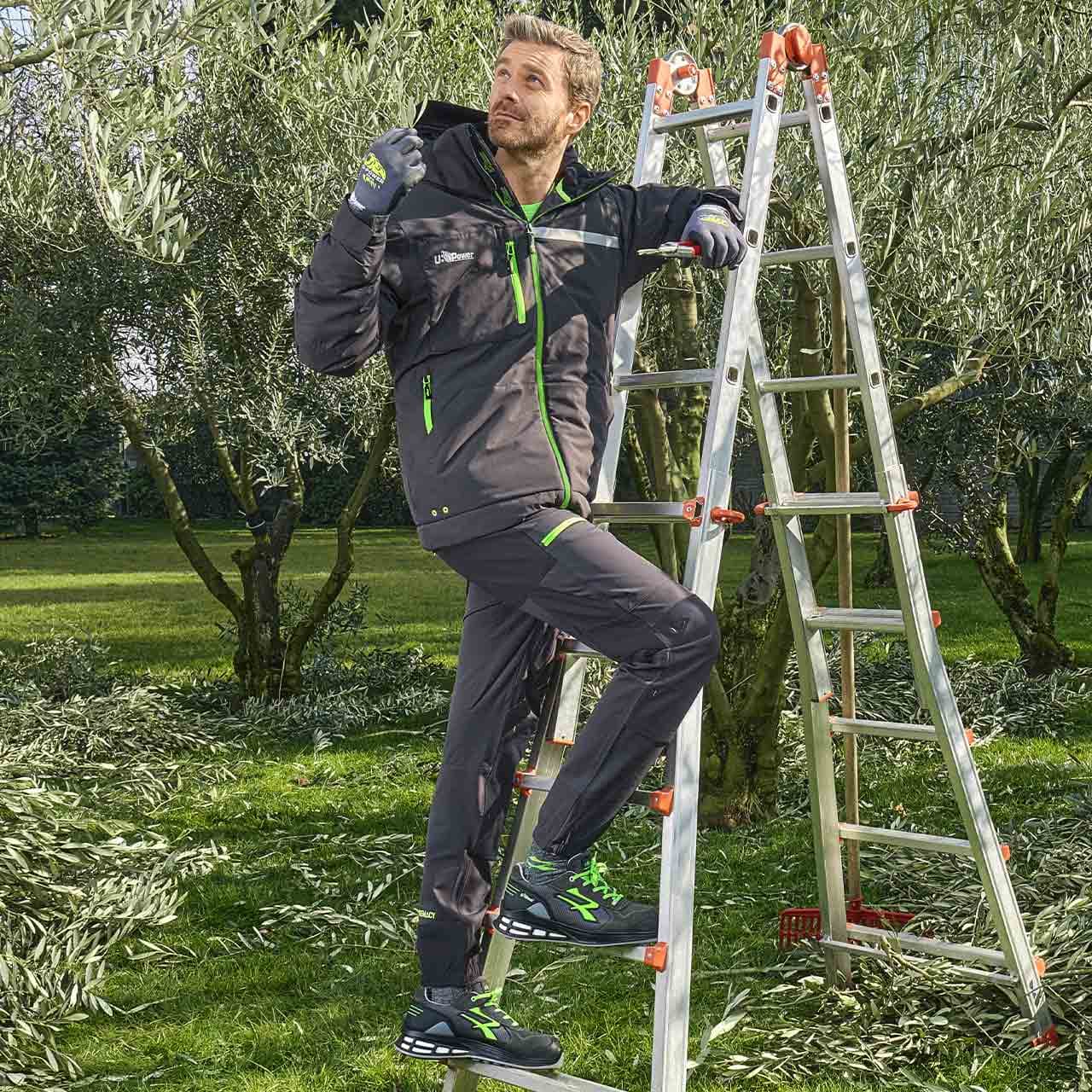 PANTALONE SLIM FIT HORIZON U-POWER - ASPHALT GREY GREEN XXL- 1 pezzi - 2