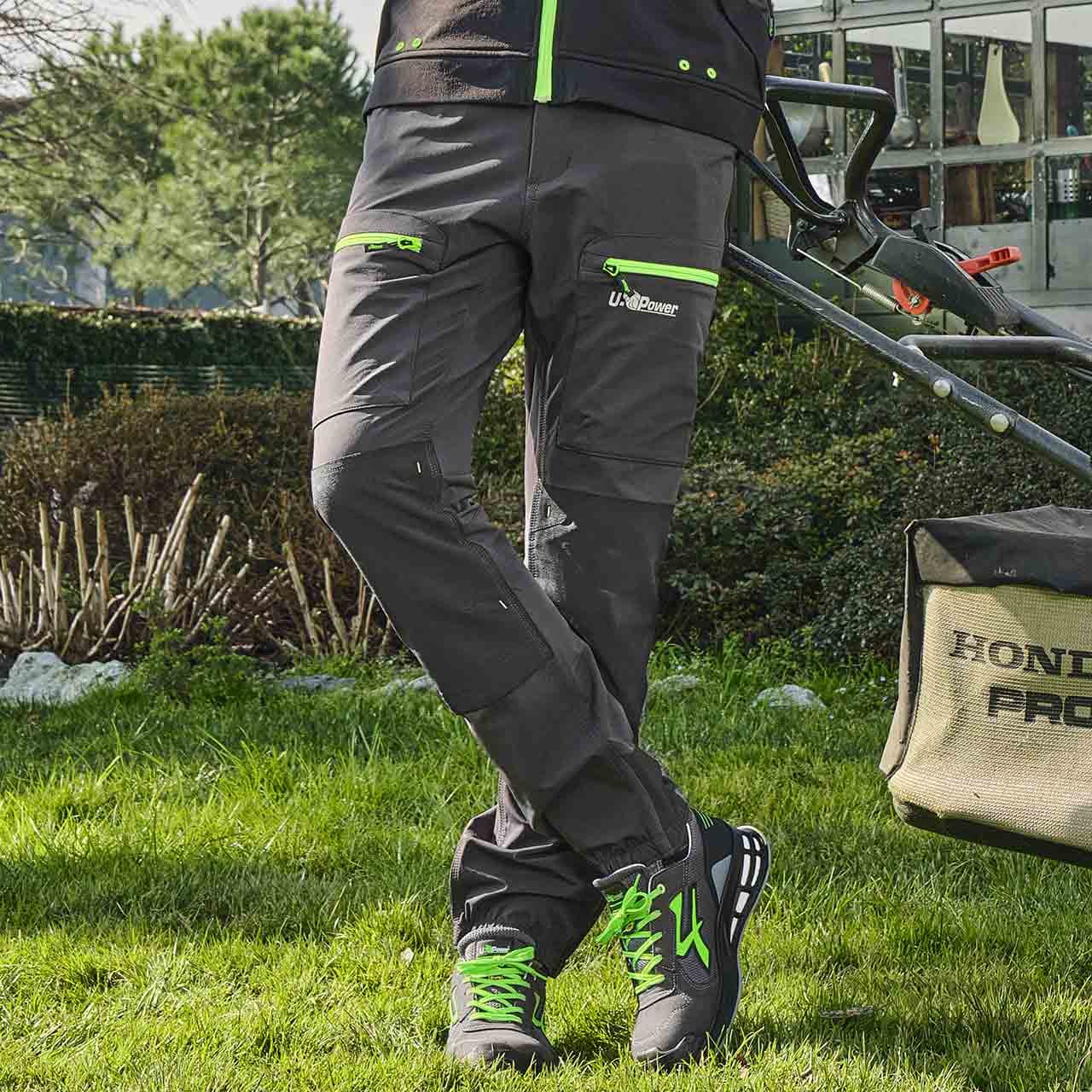 PANTALONE SLIM FIT HORIZON U-POWER - ASPHALT GREY GREEN XXL- 1 pezzi - 3