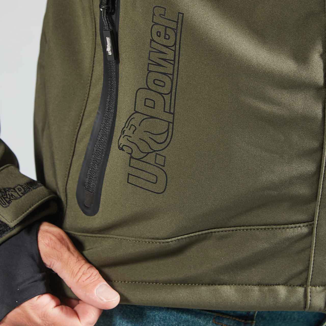 Giacca Softshell Space Colore Verde Misura XXL U Power - 3