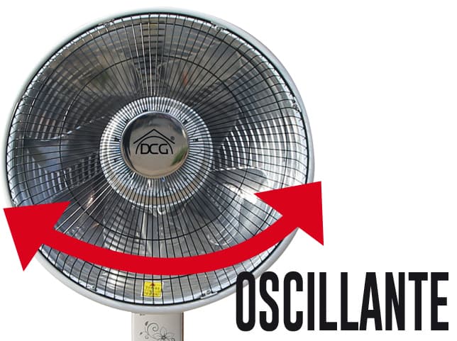 Stufa al Carbonio Oscillante 900 W Cm 124 H Colore Bianco Arancione Dcg - 3