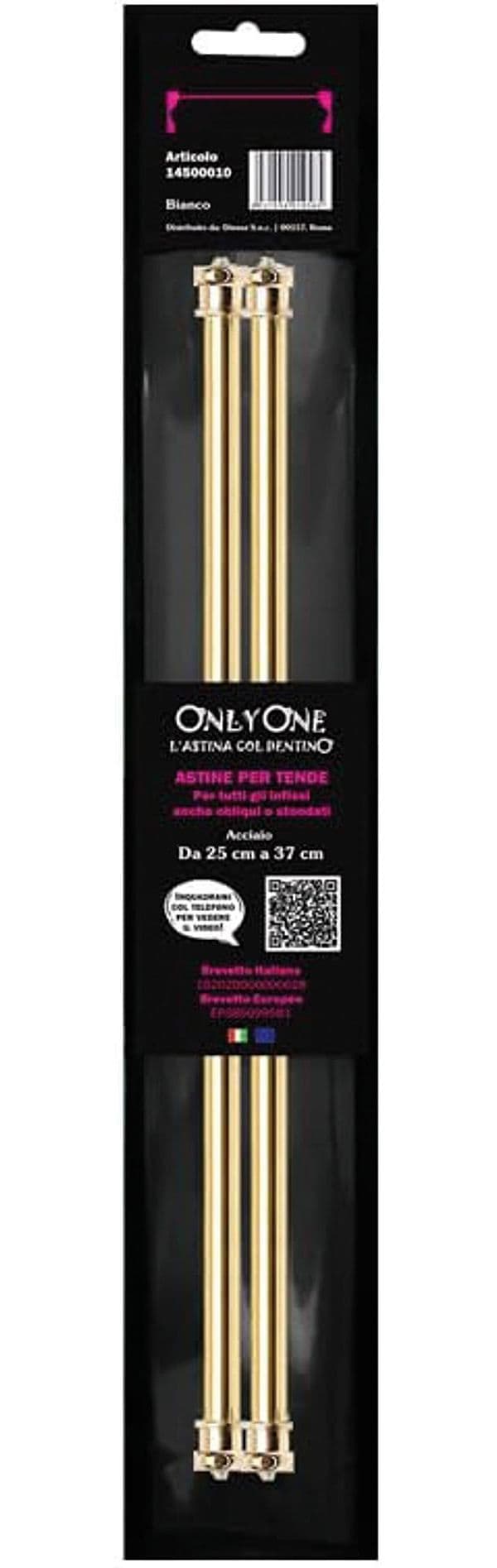 Stanghetta Estensibile Universale Only One Colore Oro Cm 27÷36 Pz. 2 10 - 3