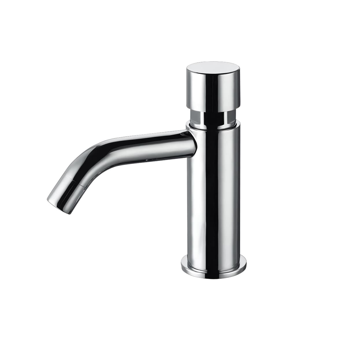Rubinetto Temporizzato Time Canna Tonda per Lavabo Hydra - 2