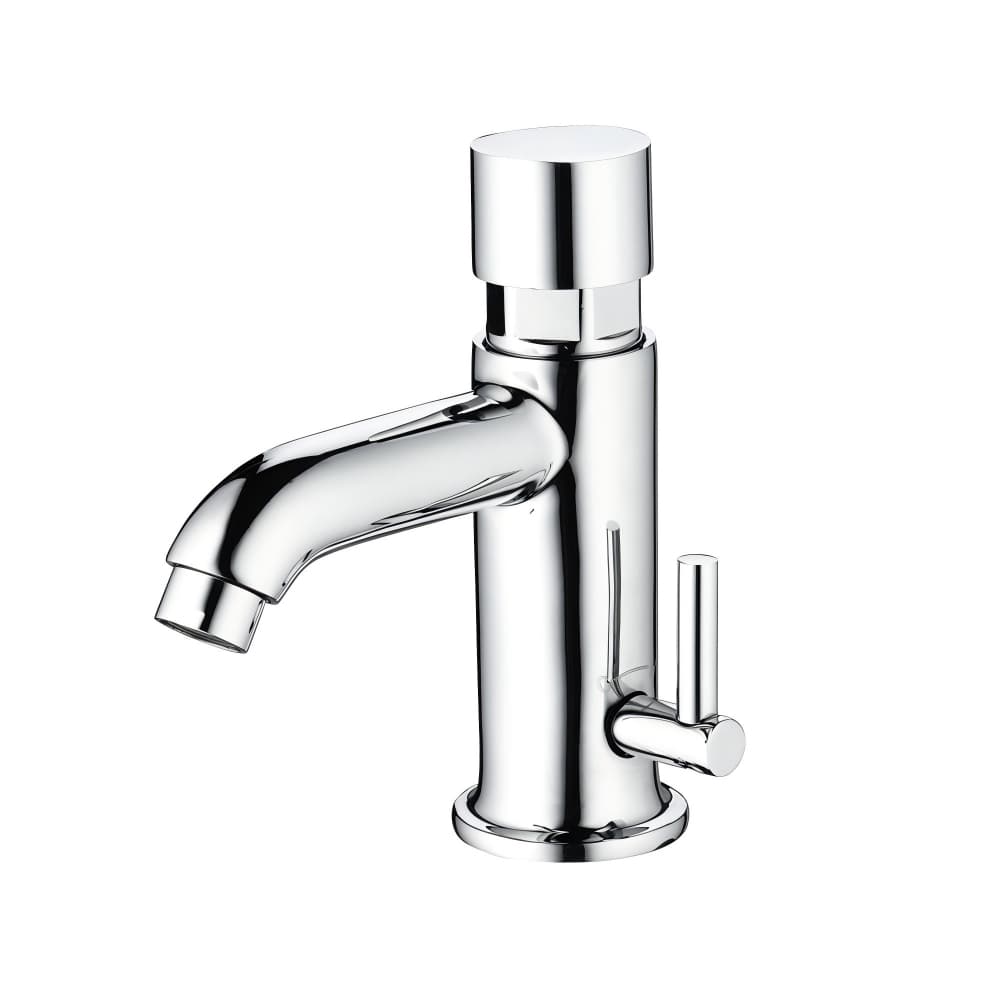 Rubinetto Miscelatore Temporizzato Time Canna Tonda per Lavabo Hydra - 2