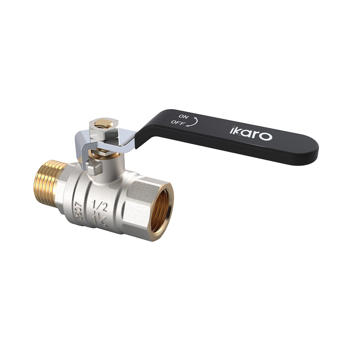 Valvola a Sfera Ikaro MF Leva Piatta 354 IK100 a 05 - 2