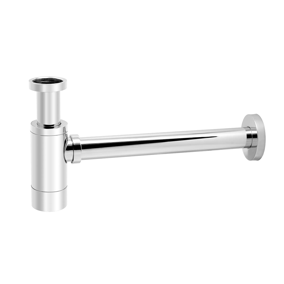 Sifone di Scarico Telescopico Bob Light Tondo Dh 11 x 4 Cromo - 2