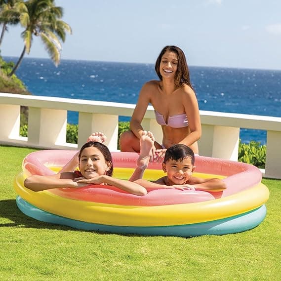 Piscina Gonfiabile Ø 275 Litri Intex Sunset Glow 147 cm - 2
