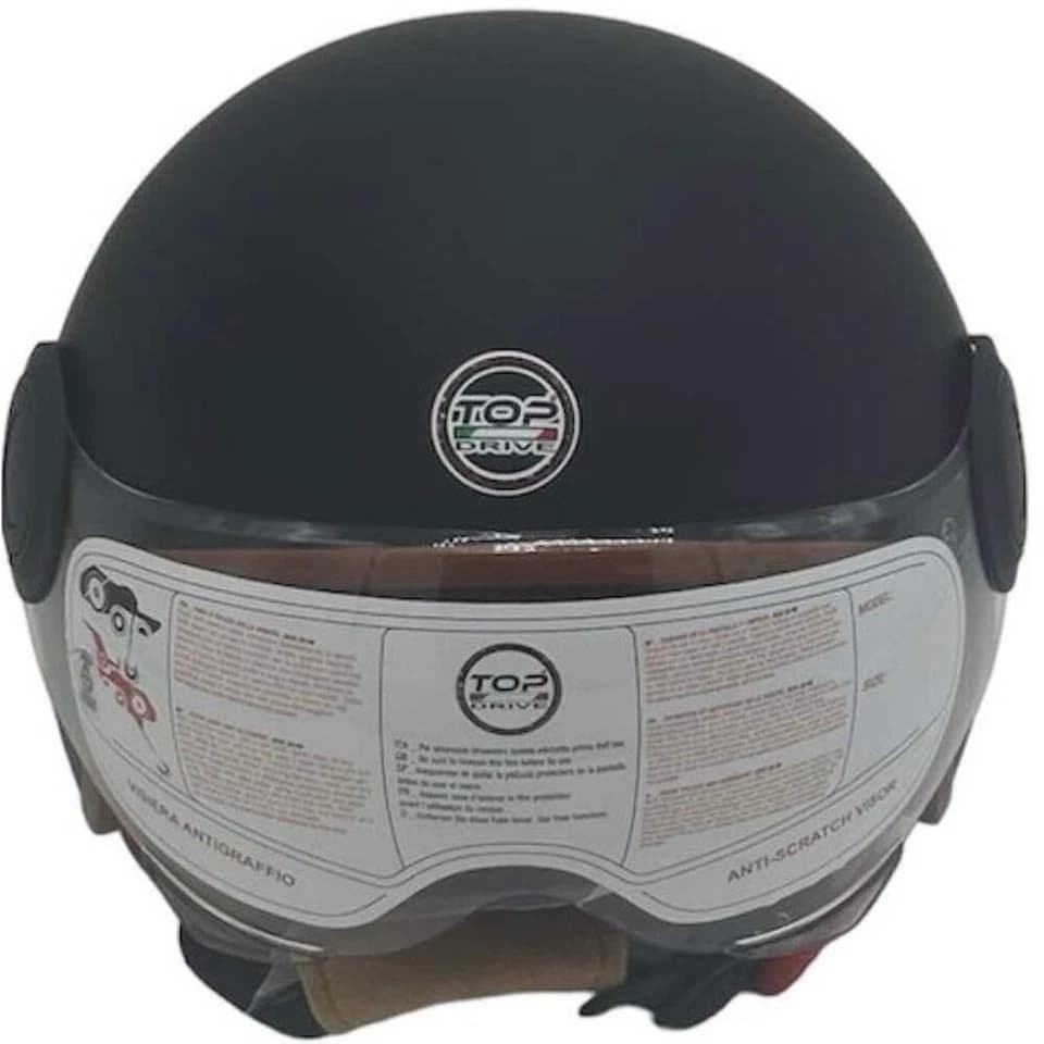 Casco per Moto Sirio Matt Nero Tg. S - 2