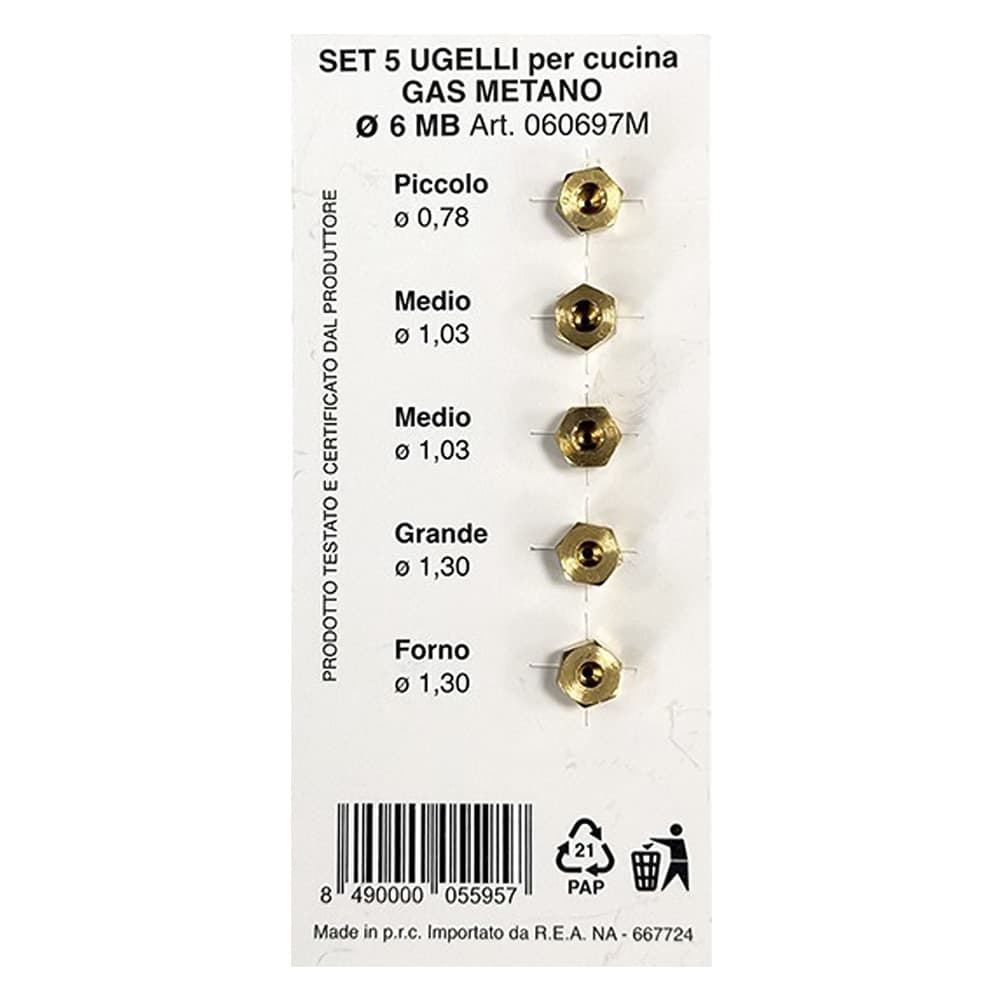 UGELLI PER CUCINA per metano  - IDROBLOK - 2
