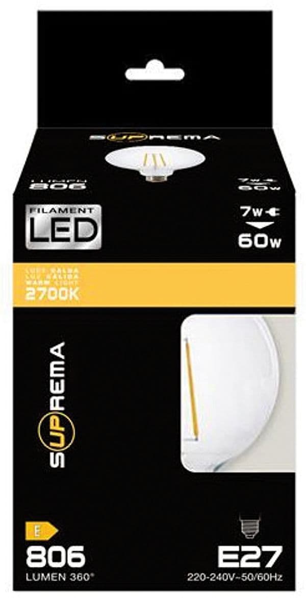 Lampada a Filamento LED Globo E27 Luce Calda 18 W 2452 Lumen 6 Pezzi - 2