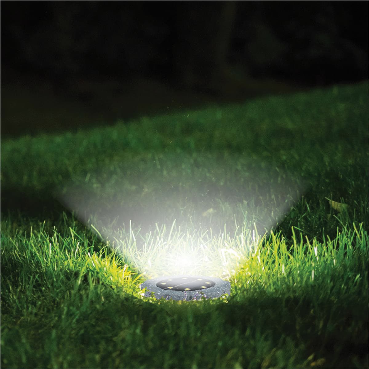 Luce Solare Segnapasso Effetto Pietra con Sensore Crepuscolare 8 LED x 0 5 - 2